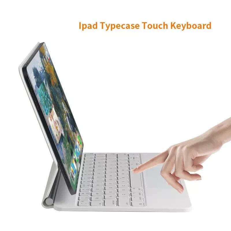 Magic Keyboard iPad 12.9, valkoinen näppäimistö hinta ja tiedot | Tablettien kotelot ja muut tarvikkeet | hobbyhall.fi