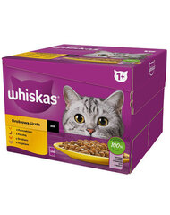 Whiskas kanan, ankan, siipikarjan ja kalkkunanlihaa, 48x85 g hinta ja tiedot | Kissanruoka | hobbyhall.fi