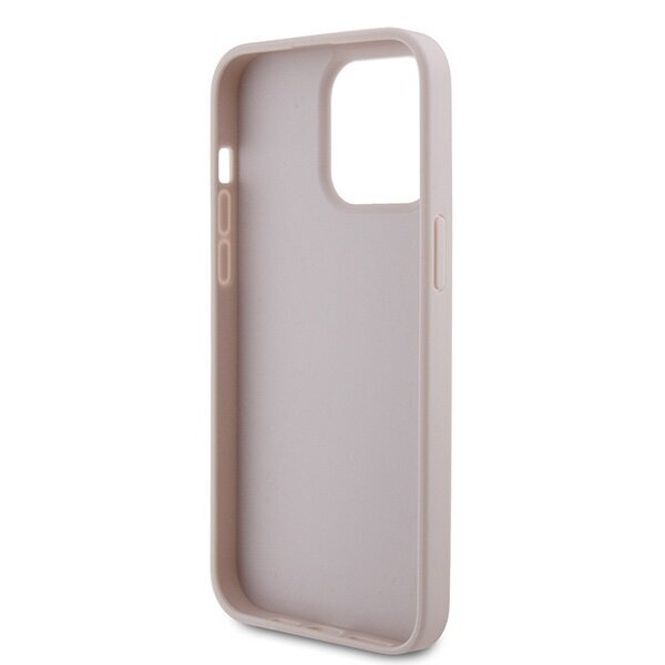 Guess Leather 4G Diamond Triangle - iPhone 15 Pro Max 6.7 hinta ja tiedot | Puhelimen kuoret ja kotelot | hobbyhall.fi