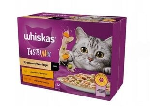 Whiskas kanaa ja vihanneksia, lammasta ja kalkkunaa, 48x85 g hinta ja tiedot | Whiskas Lemmikit | hobbyhall.fi