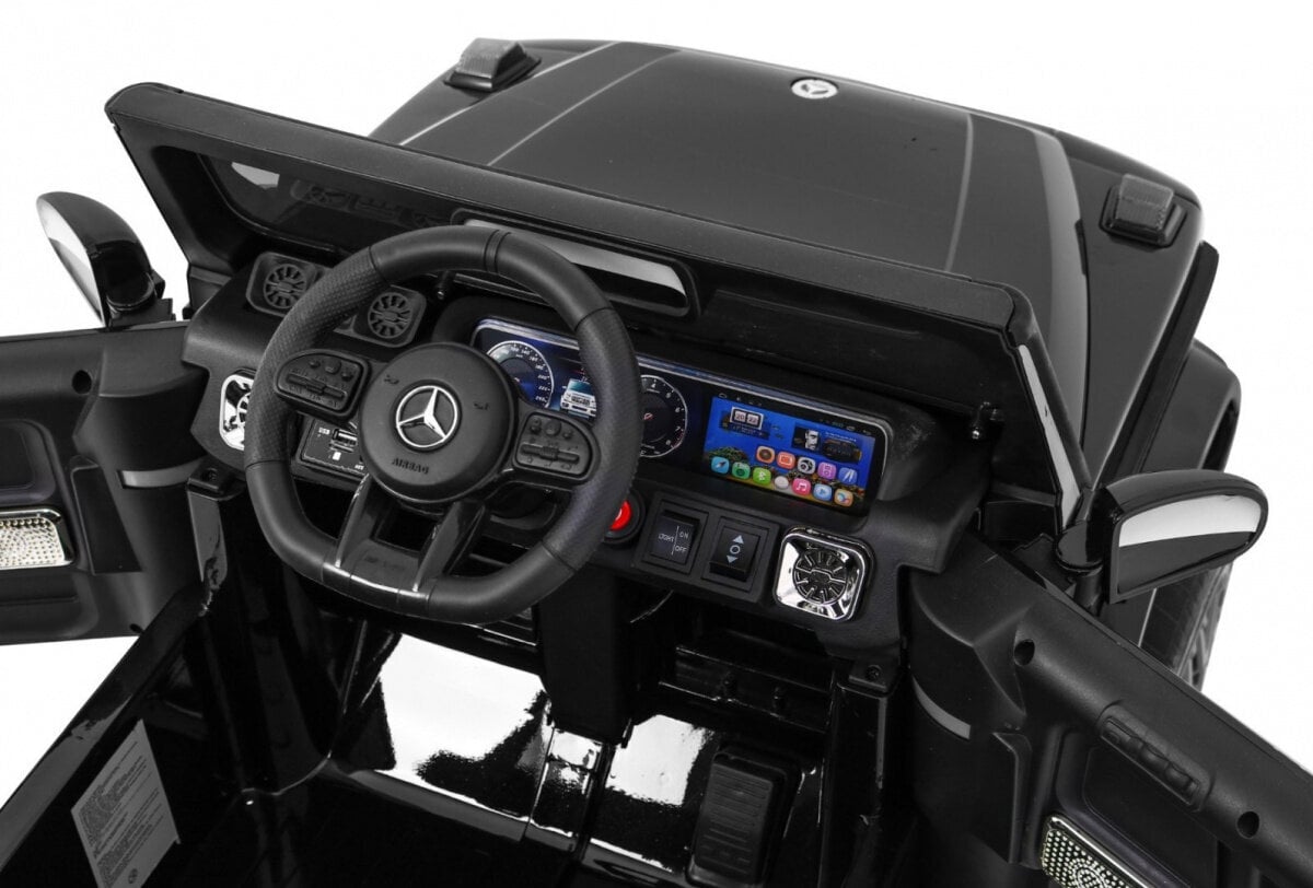 Mercedes Benz G63 AMG yksipaikkainen sähköauto, musta lakattu hinta ja tiedot | Lasten sähköautot | hobbyhall.fi