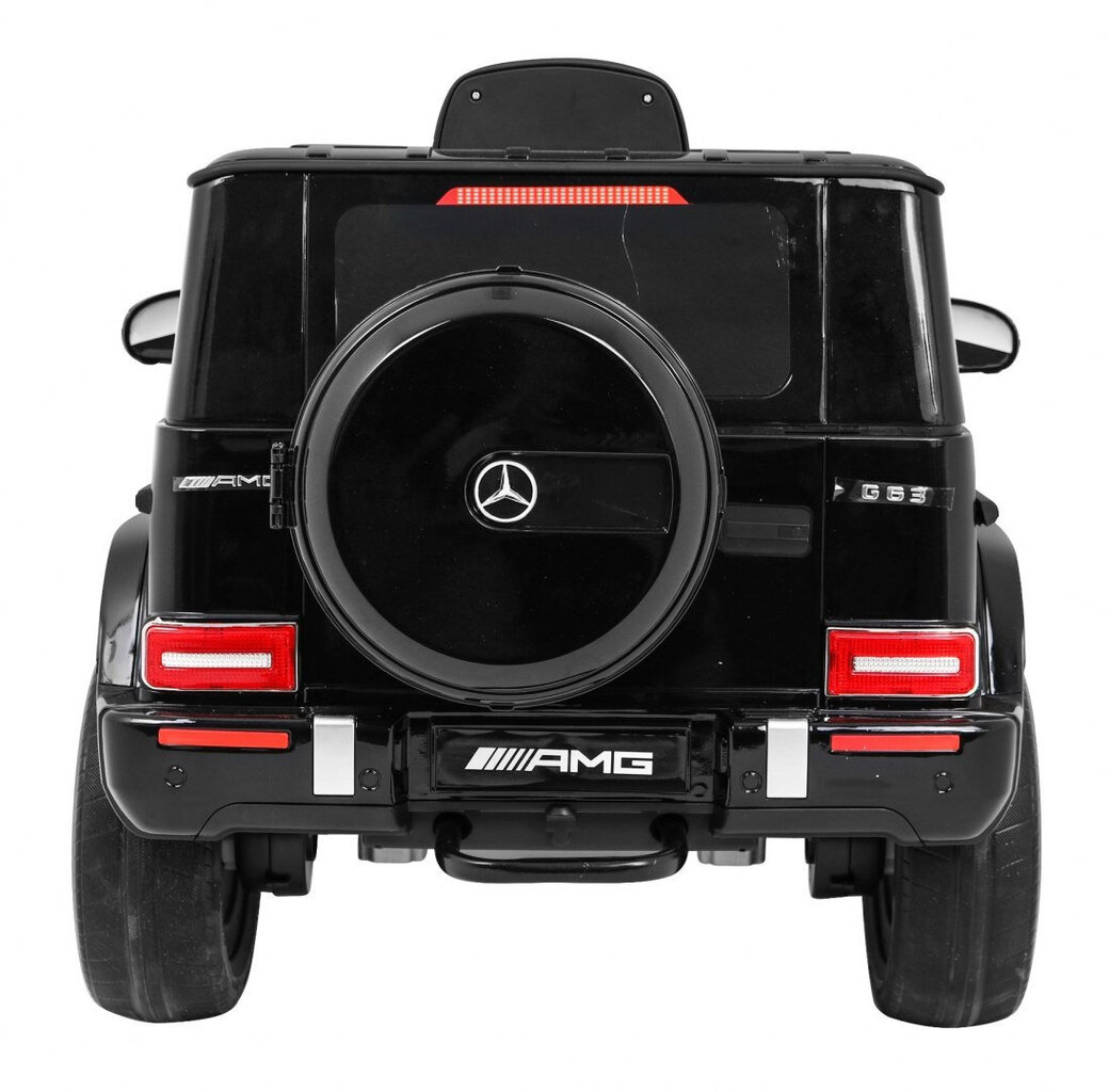 Mercedes Benz G63 AMG yksipaikkainen sähköauto, musta lakattu hinta ja tiedot | Lasten sähköautot | hobbyhall.fi