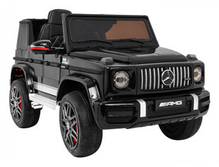 Mercedes Benz G63 AMG yksipaikkainen sähköauto, musta lakattu hinta ja tiedot | Lasten sähköautot | hobbyhall.fi