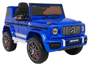 Sähköauto Mercedes AMG G63, sininen lakattu hinta ja tiedot | Lasten sähköautot | hobbyhall.fi