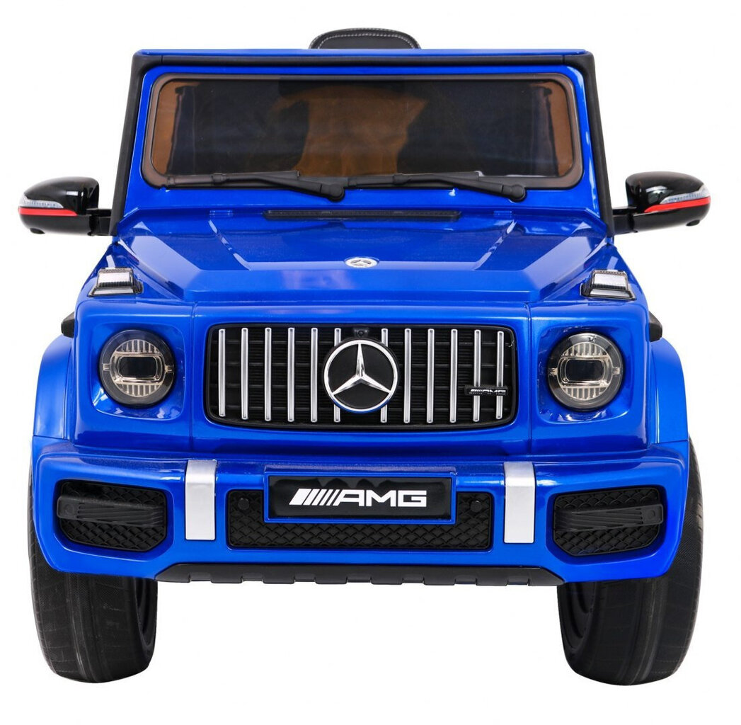 Sähköauto Mercedes AMG G63, sininen lakattu hinta ja tiedot | Lasten sähköautot | hobbyhall.fi