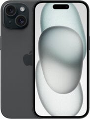 Apple iPhone 15 Plus 128GB Black MU0Y3QN/A hinta ja tiedot | Apple renewd Puhelimet, älylaitteet ja kamerat | hobbyhall.fi