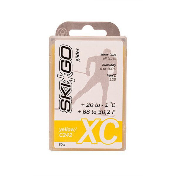 Parafinas SKIGO XC Glider Yellow (+20..-1C) hinta ja tiedot | Suksenhuolto | hobbyhall.fi