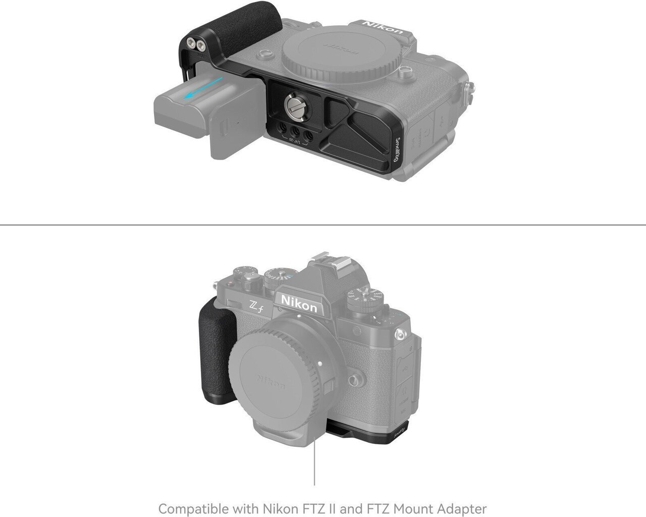 SmallRig-kahva Nikon Z f hinta ja tiedot | Kameratarvikkeet | hobbyhall.fi