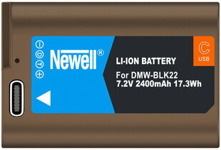 Newell-akku Panasonic DMW-BLK22 USB-C hinta ja tiedot | Newell Kamerat ja tarvikkeet | hobbyhall.fi
