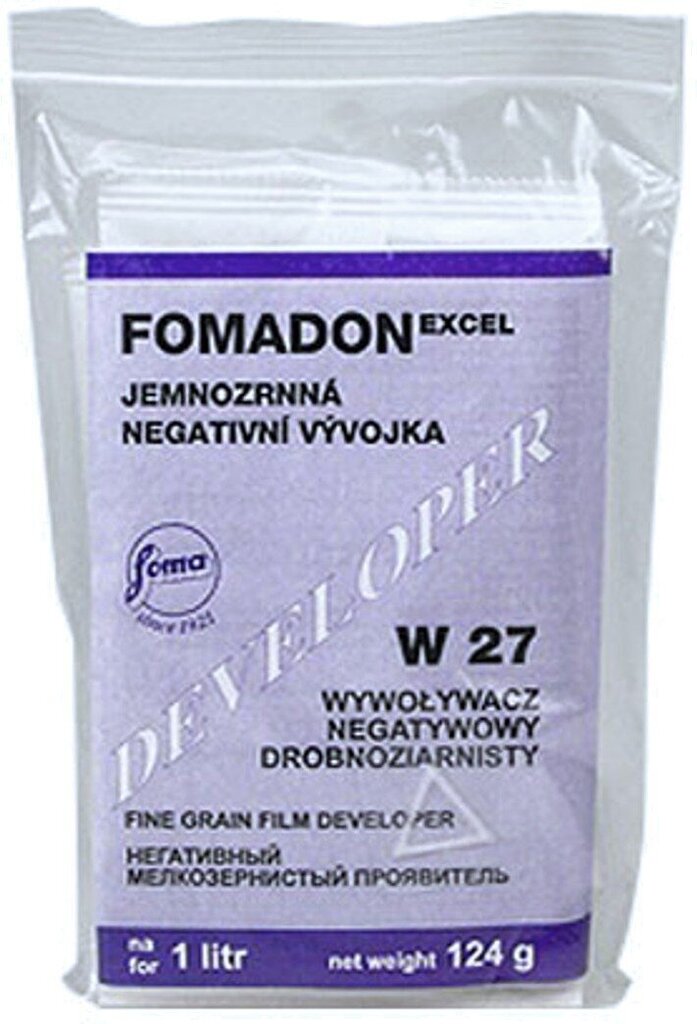 Foma filmikehitin Fomadon Excel (W27) 1L hinta ja tiedot | Kameratarvikkeet | hobbyhall.fi