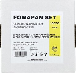 Foma filmi Fomapan 100/36 Set 6 filmi + patruuna hinta ja tiedot | Kameratarvikkeet | hobbyhall.fi