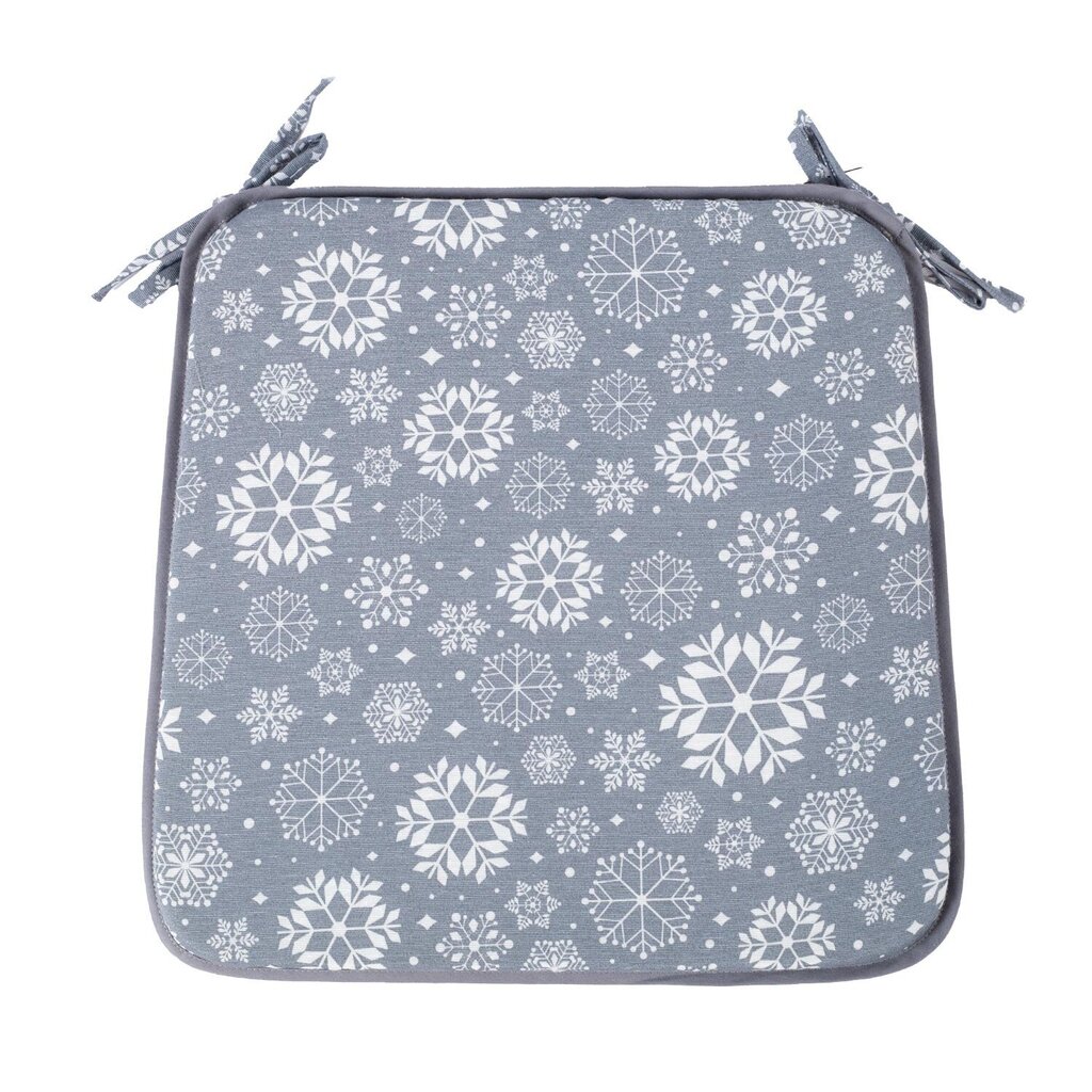 Tyyny WINTER FLOWERS tuoliin 39x39cm, hinta ja tiedot | Istuintyynyt, pehmusteet ja päälliset | hobbyhall.fi