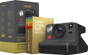 Polaroid Now Gen 2 Everything Box Golden Edition, musta hinta ja tiedot | Pikakamerat | hobbyhall.fi