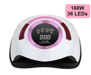 2in1 UV/LED kynsilamppu LIVMAN SUN S6, 168W hinta ja tiedot | Manikyyri ja pedikyyri | hobbyhall.fi