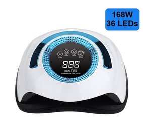 2in1 UV/LED kynsilamppu LIVMAN SUN S6, 168W hinta ja tiedot | Manikyyri ja pedikyyri | hobbyhall.fi