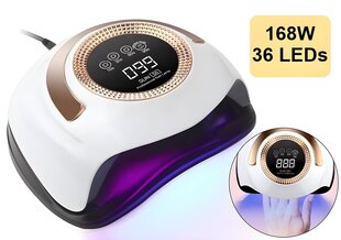 2in1 UV/LED kynsilamppu LIVMAN SUN S6, 168W hinta ja tiedot | Manikyyri ja pedikyyri | hobbyhall.fi