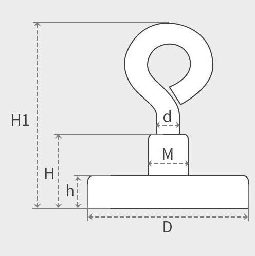 Etsimismagneetti 20 mm, 5 kpl, kalastusmagneetti hinta ja tiedot | Toimistotarvikkeet | hobbyhall.fi