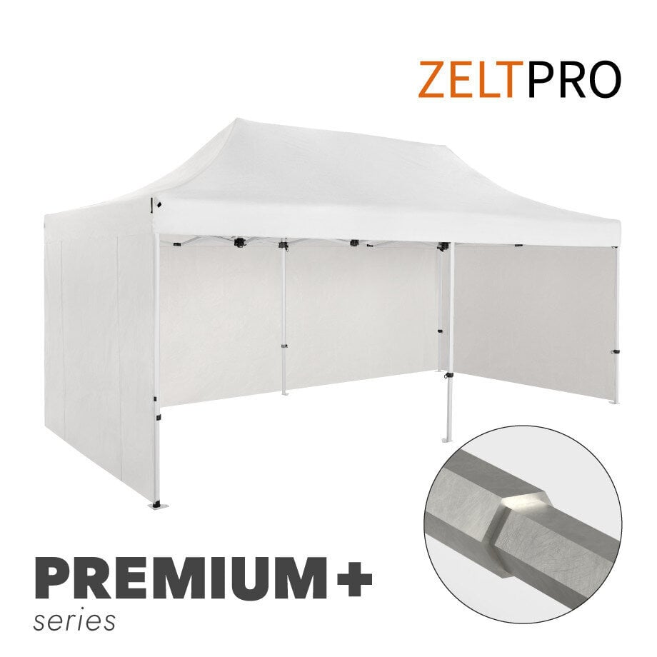 Prekybinė Palapinė 3x6 Balta Zeltpro PREMIUM+ hinta ja tiedot | Teltat | hobbyhall.fi