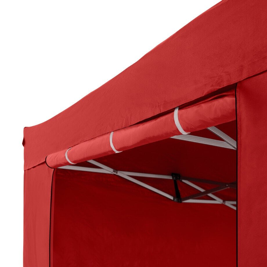Prekybinė Palapinė 4x6 Raudona Zeltpro PREMIUM+ su 4 sienomis, krepšiu hinta ja tiedot | Teltat | hobbyhall.fi