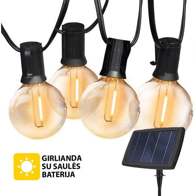 Lauko girlianda su saulės baterija (LED) Elegance hinta ja tiedot | Jouluvalot | hobbyhall.fi