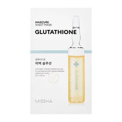 Missha Mascure Whitening Solution Sheet Mask, 27 ml hinta ja tiedot | Kasvonaamiot ja silmänalusaamiot | hobbyhall.fi