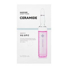 Missha Mascure Moisture Barrier Solution Sheet Mask, 27 ml hinta ja tiedot | Kasvonaamiot ja silmänalusaamiot | hobbyhall.fi