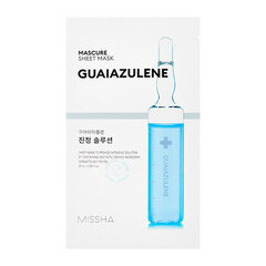 Missha Mascure Calming Solution Sheet Mask, 27 ml hinta ja tiedot | Kasvonaamiot ja silmänalusaamiot | hobbyhall.fi