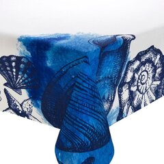 Koristeellinen pöytäliina Ambition Blue Lagoon, valkoinen - sininen, 160 x 280 cm hinta ja tiedot | Pöytäliinat, tabletit ja lautasliinat | hobbyhall.fi