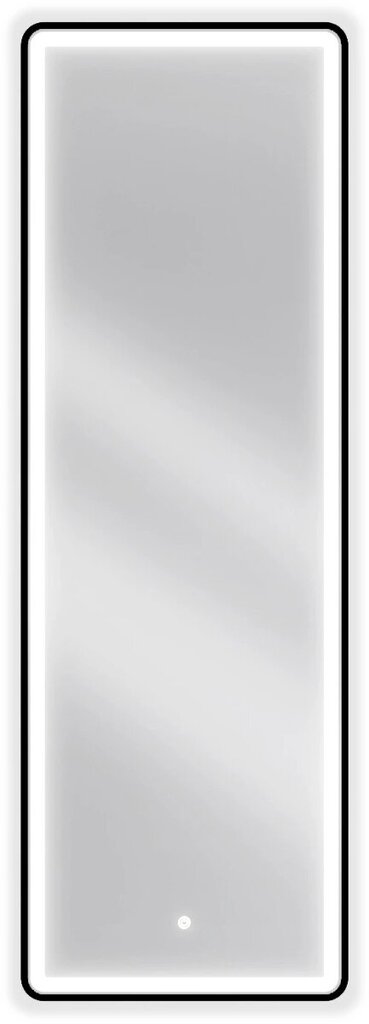 Kylpyhuoneen peili Mexen Coro Black Led-valaistuksella, 50 x 150 cm, musta hinta ja tiedot | Kylpyhuonepeilit | hobbyhall.fi