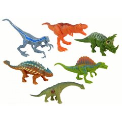 Dinosaurukset figuurisetti, 6 kpl hinta ja tiedot | Poikien lelut | hobbyhall.fi