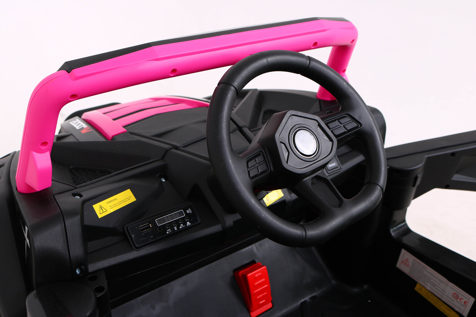 Buggy UTV 2000M Racing yksipaikkainen sähköauto, vaaleanpunainen hinta ja tiedot | Lasten sähköautot | hobbyhall.fi