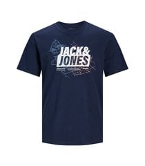 Miesten Jack & Jones T-paita 12252376*03, laivastonsininen 5715513083611 hinta ja tiedot | Miesten T-paidat | hobbyhall.fi