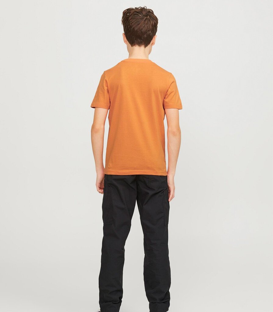 Jack & Jones lasten T-paita 12254186*02, oranssi 5715514945079 hinta ja tiedot | Poikien paidat | hobbyhall.fi