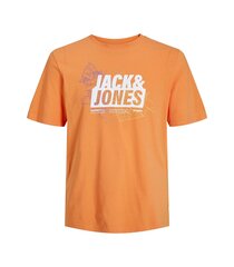 Jack & Jones lasten T-paita 12254186*02, oranssi 5715514945079 hinta ja tiedot | Poikien paidat | hobbyhall.fi