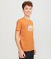 Jack & Jones lasten T-paita 12254186*02, oranssi 5715514945079 hinta ja tiedot | Poikien paidat | hobbyhall.fi