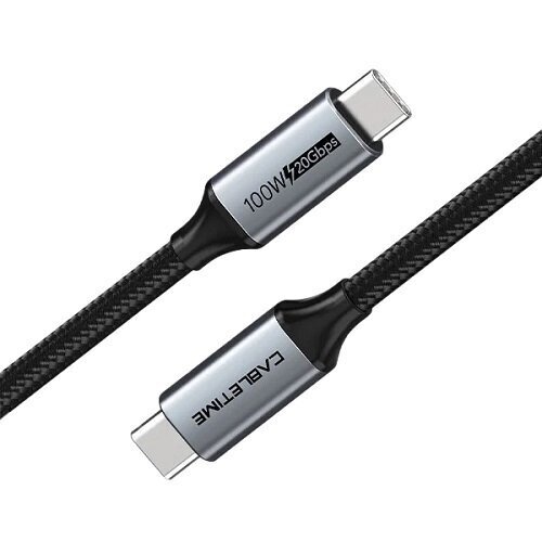 Extra digital USB3.1, USB-C - USB-C, 20Gbps, 100W, 20V/ 5A, 4K/ 60HZ, 2m hinta ja tiedot | Videokameran lisätarvikkeet | hobbyhall.fi