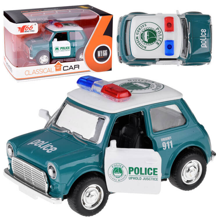 Metallinen poliisiauto hinta ja tiedot | Poikien lelut | hobbyhall.fi