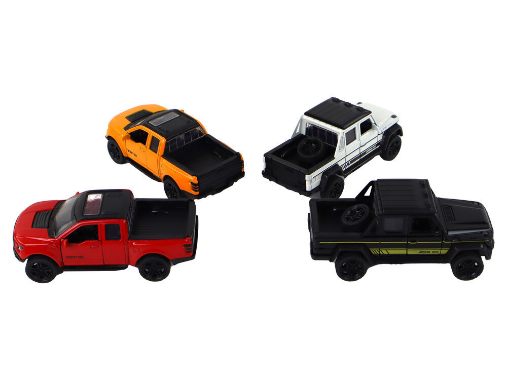 Auto perävaunun kanssa, 1:36, 1kpl. hinta ja tiedot | Poikien lelut | hobbyhall.fi