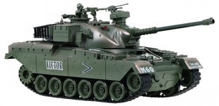 Kauko-ohjattava tankki M-60, vihreä hinta ja tiedot | Poikien lelut | hobbyhall.fi