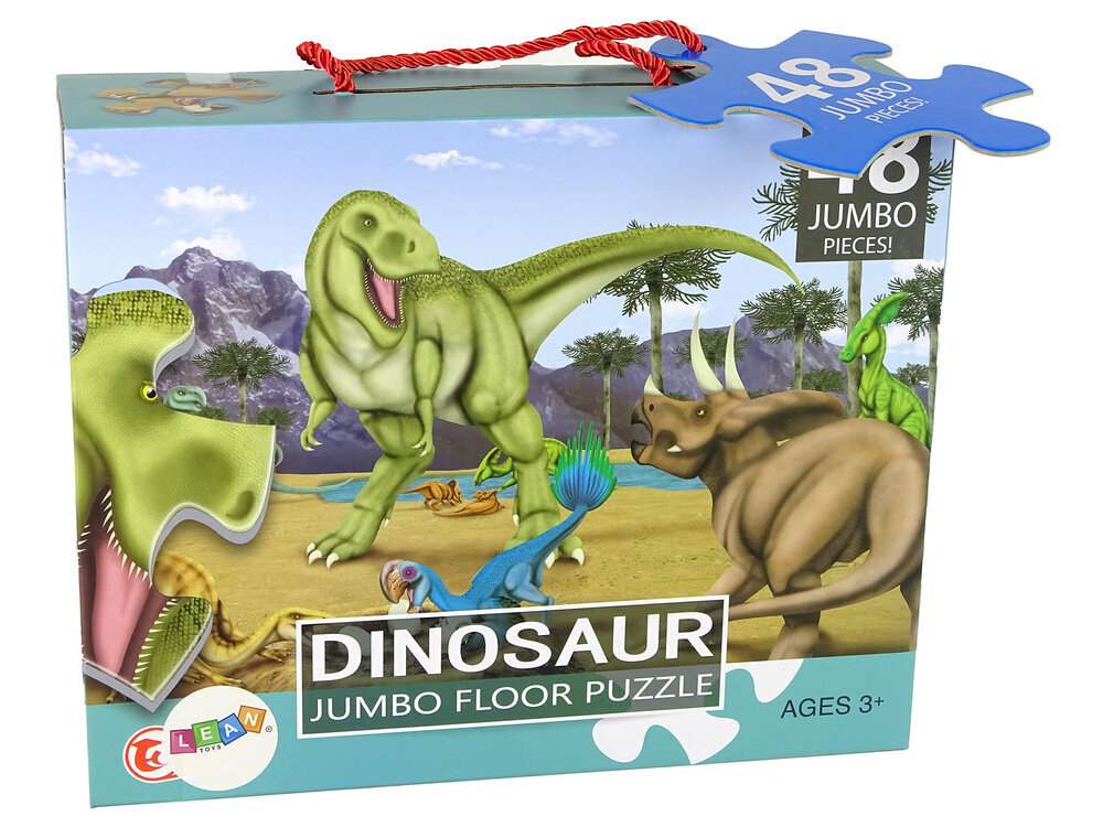 Lasten palapeli 48 palaa, dinosaurukset hinta ja tiedot | Palapelit | hobbyhall.fi