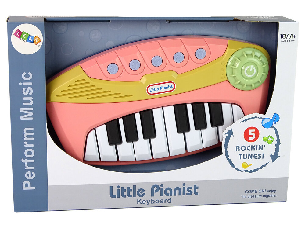 Interaktiivinen piano, vaaleanpunainen hinta ja tiedot | Kehittävät lelut | hobbyhall.fi