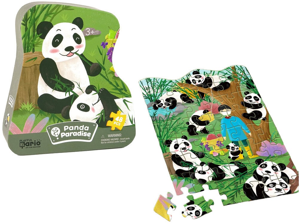 Palapeli 48 palaa, panda bambumetsässä hinta ja tiedot | Palapelit | hobbyhall.fi