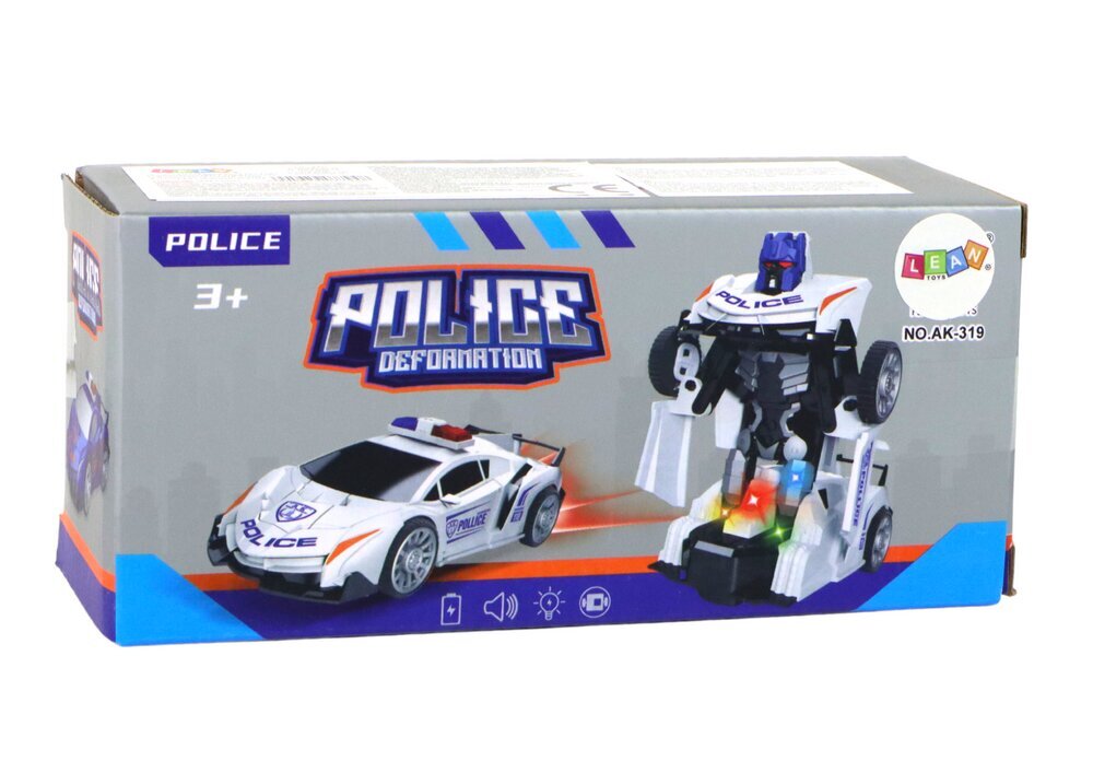 Poliisiauto - robotti, sininen hinta ja tiedot | Poikien lelut | hobbyhall.fi