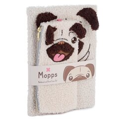 Fleece A5 muistilehtiö ja penaali - Mopps hinta ja tiedot | Puckator Koulutarvikkeet | hobbyhall.fi