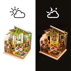 3D tee se itse nukkekoti TM Varvikas - Roombox Miller's flower house RB007e hinta ja tiedot | LEGOT ja rakennuslelut | hobbyhall.fi
