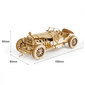 TM Varvikas koottava vintage auto V8 Grand Prix Car RA001e hinta ja tiedot | LEGOT ja rakennuslelut | hobbyhall.fi