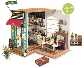 3D tee se itse nukkekoti TM Varvikas - Roombox Simon's coffee RB008e hinta ja tiedot | LEGOT ja rakennuslelut | hobbyhall.fi