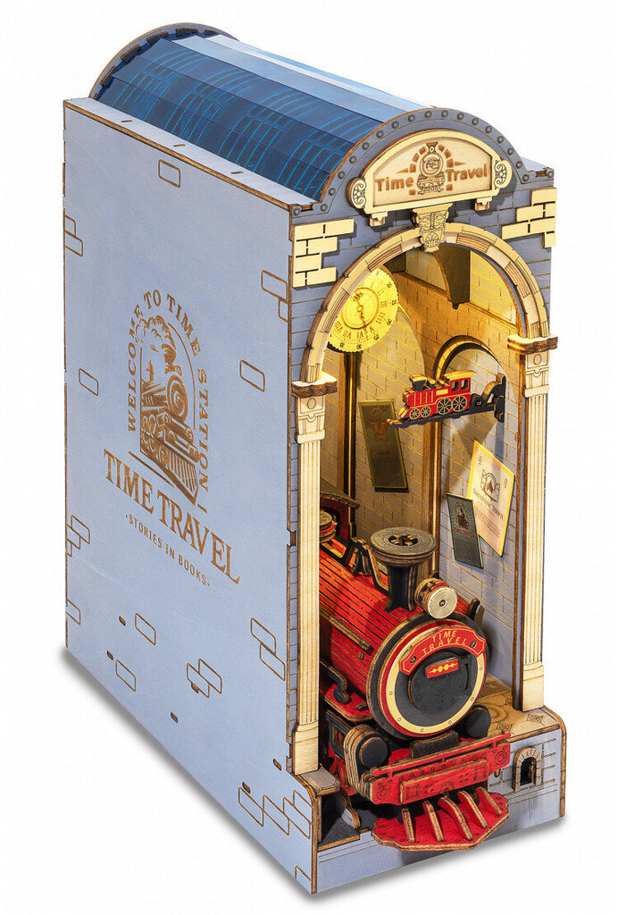 3D tee se itse nukkekoti TM Varvikas - Roombox Time Travel Book nook kit RDS006e hinta ja tiedot | LEGOT ja rakennuslelut | hobbyhall.fi