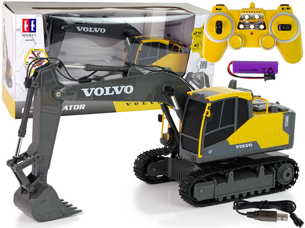 Volvo Caterpillar kauko-ohjattava kaivinkone hinta ja tiedot | Poikien lelut | hobbyhall.fi