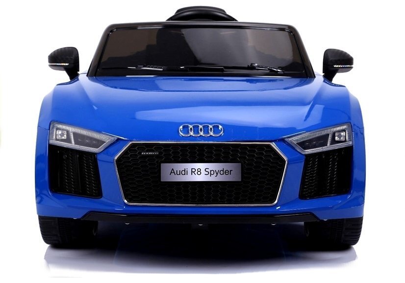 Audi R8 Spyder, yksipaikkainen sähköauto lapsille, sininen hinta ja tiedot | Lasten sähköautot | hobbyhall.fi